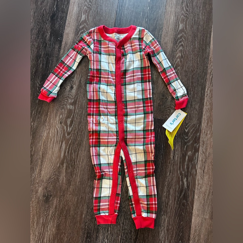 Carter's Multicolor Plaid Kids Pajama Set